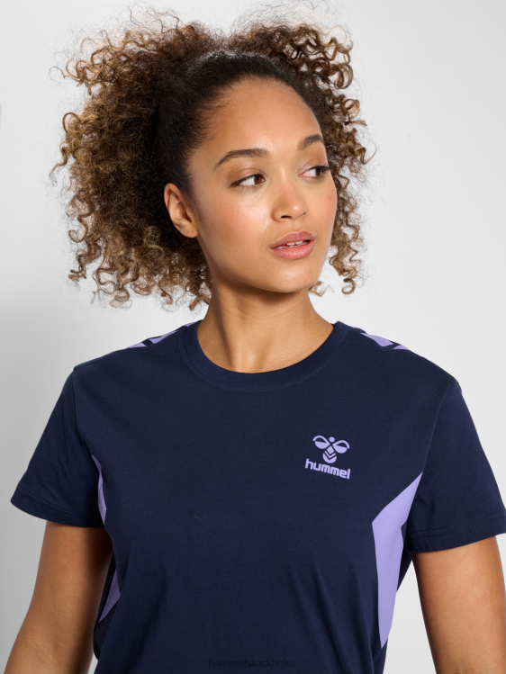 se Hummel kvinnor hmlstaltisk bomull t-shirt s/s LL40V2258 \"sportig t-shirt\"
