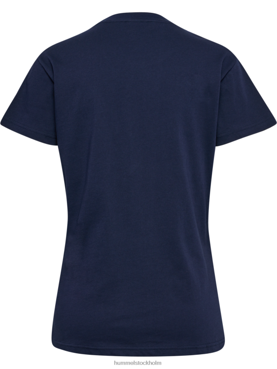 se Hummel kvinnor hmlstaltisk bomull t-shirt s/s LL40V2258 \"sportig t-shirt\"