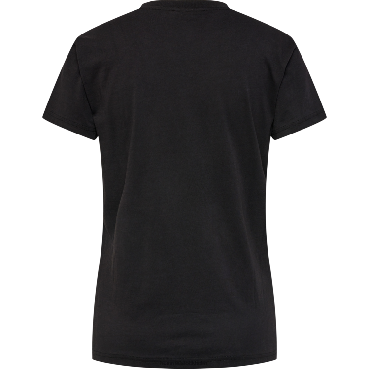 se Hummel kvinnor hmlstaltisk bomull t-shirt s/s LL40V2292 \"sportig t-shirt\"