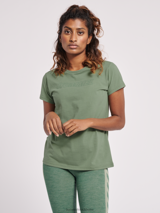 se Hummel kvinnor hmlte cali bomull t-shirt LL40V3601 "träningströja"