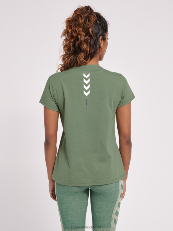 se Hummel kvinnor hmlte cali bomull t-shirt LL40V3601 \"träningströja\"