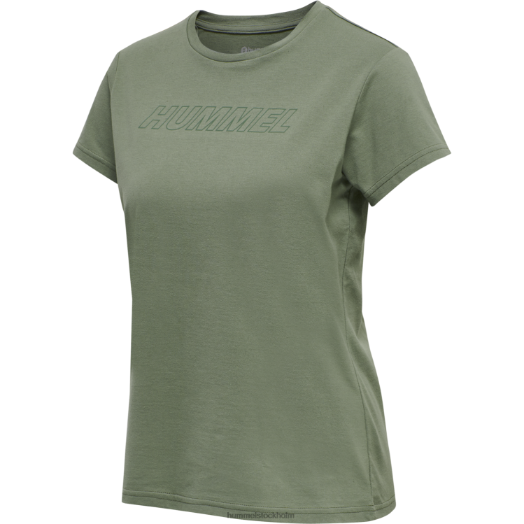 se Hummel kvinnor hmlte cali bomull t-shirt LL40V3601 \"träningströja\"