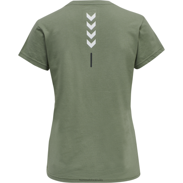 se Hummel kvinnor hmlte cali bomull t-shirt LL40V3601 \"träningströja\"