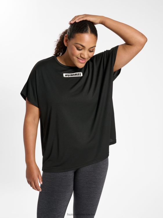 se Hummel kvinnor hmlte kurvig lös t-shirt plus LL40V2268 "lös t-shirt"