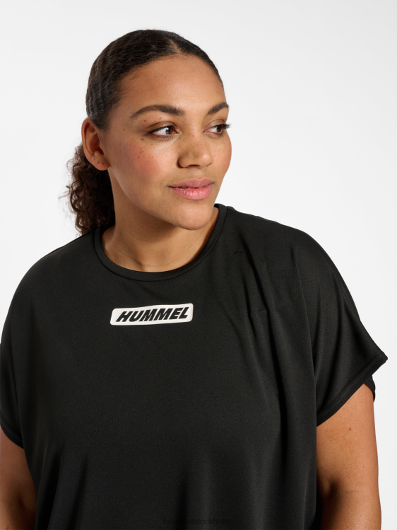 se Hummel kvinnor hmlte kurvig lös t-shirt plus LL40V2268 \"lös t-shirt\"