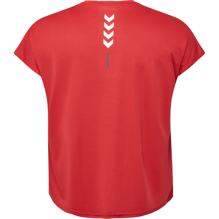se Hummel kvinnor hmlte kurvig lös t-shirt plus LL40V2419 \"lös t-shirt\"