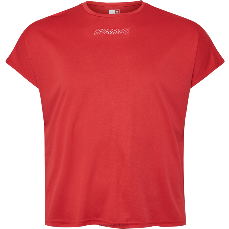 se Hummel kvinnor hmlte kurvig lös t-shirt plus LL40V2419 \"lös t-shirt\"