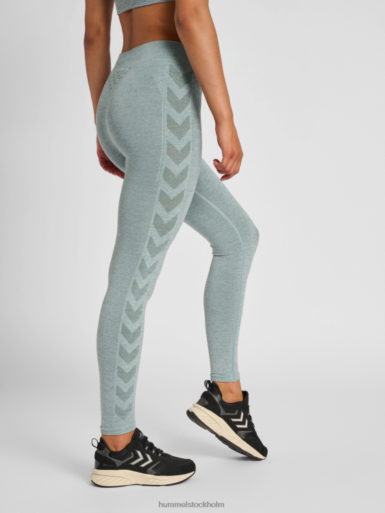 se Hummel kvinnor hmlci sömlösa tights med mitten av midjan LL40V2815 \"sömlösa strumpbyxor\"