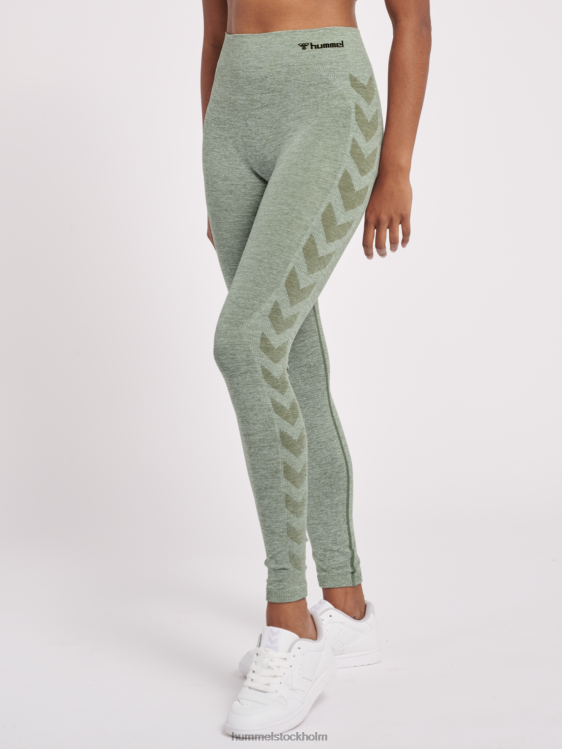 se Hummel kvinnor hmlci sömlösa tights med mitten av midjan LL40V2828 "sömlösa strumpbyxor"