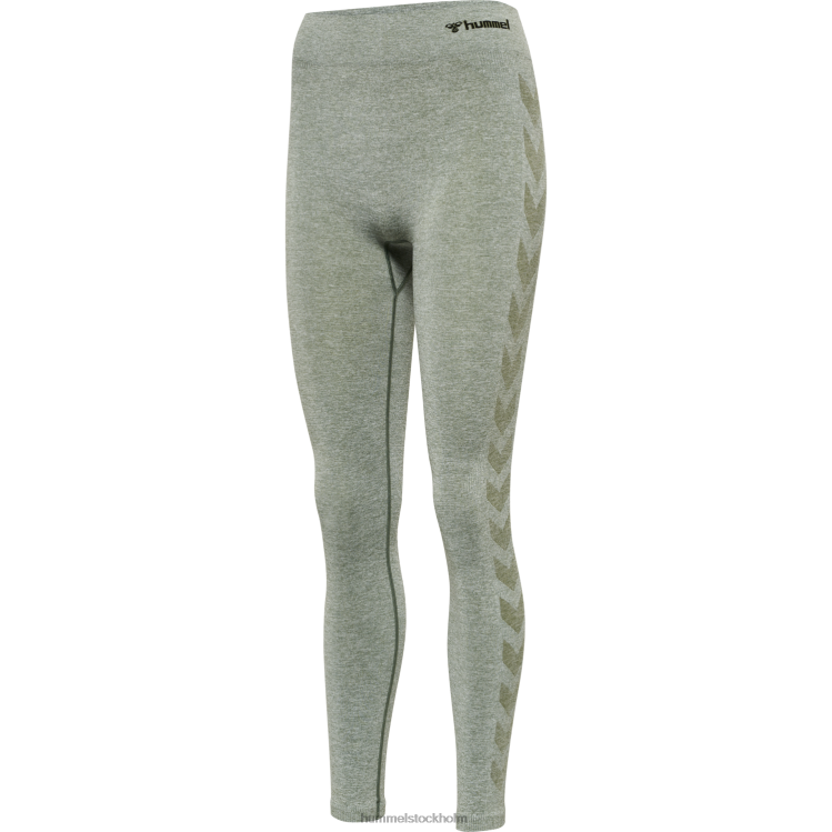 se Hummel kvinnor hmlci sömlösa tights med mitten av midjan LL40V2828 \"sömlösa strumpbyxor\"