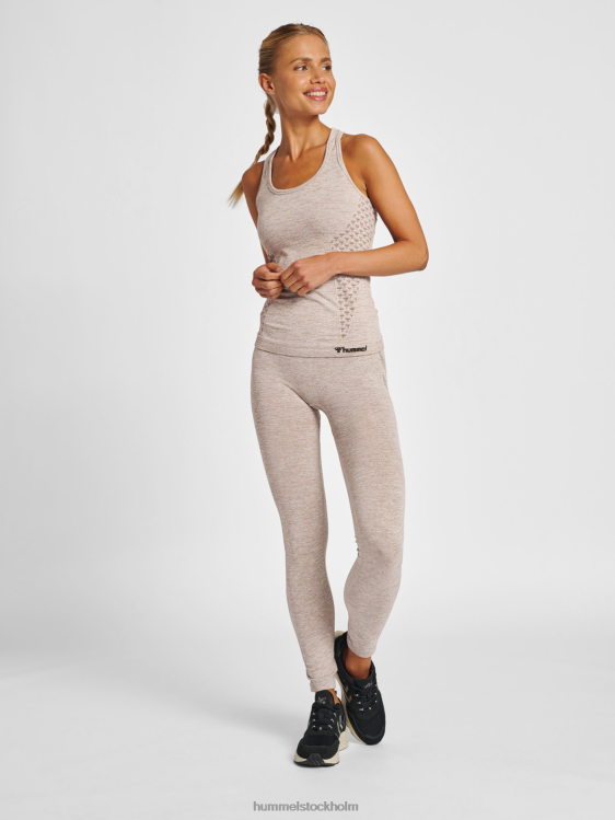 se Hummel kvinnor hmlci sömlösa tights med mitten av midjan LL40V2871 \"sömlösa strumpbyxor\"