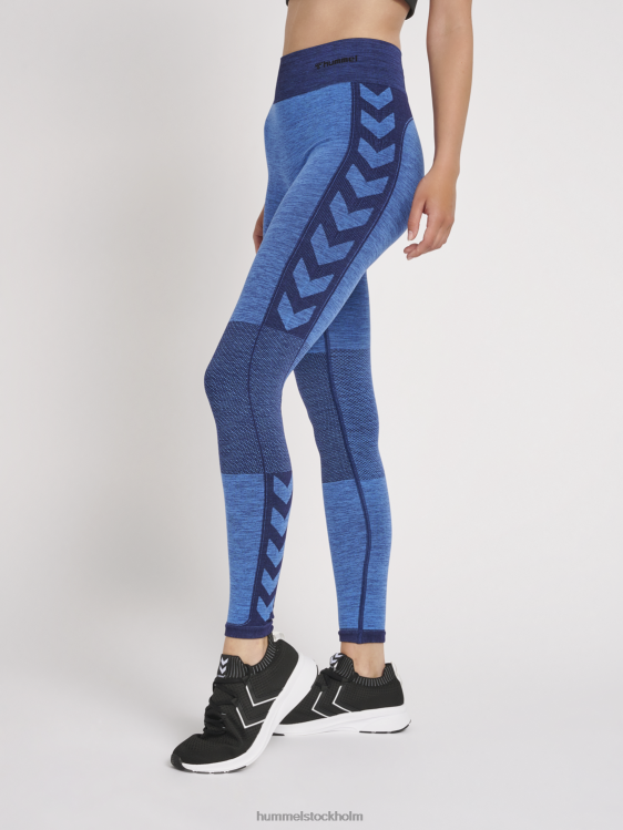 se Hummel kvinnor hmlclea sömlösa tights med mitten av midjan LL40V2470 "sömlösa strumpbyxor"