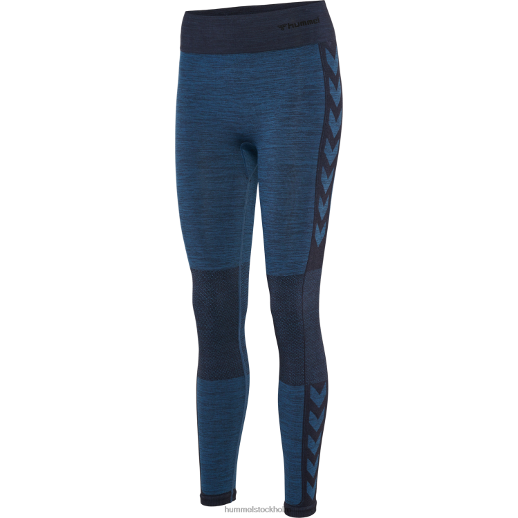 se Hummel kvinnor hmlclea sömlösa tights med mitten av midjan LL40V2470 \"sömlösa strumpbyxor\"