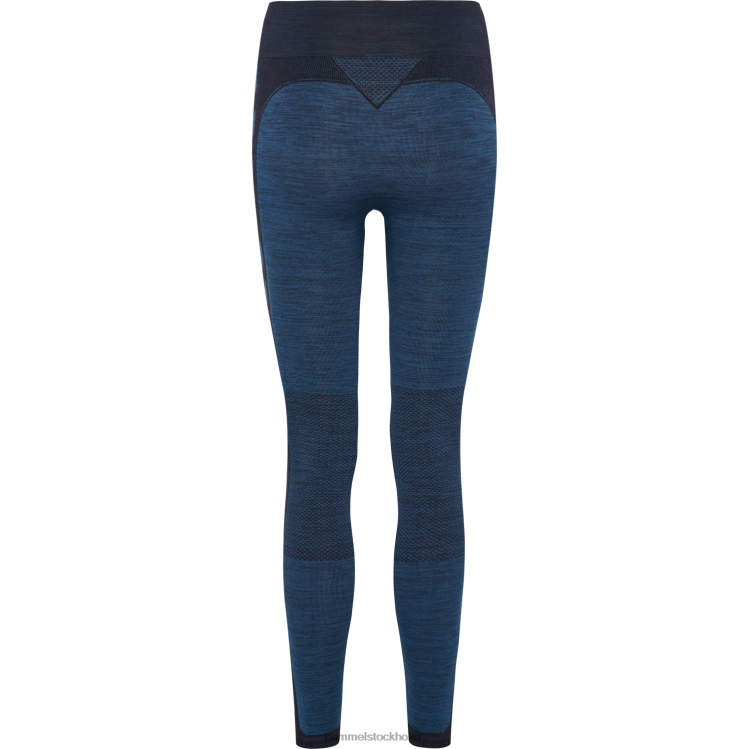 se Hummel kvinnor hmlclea sömlösa tights med mitten av midjan LL40V2470 \"sömlösa strumpbyxor\"