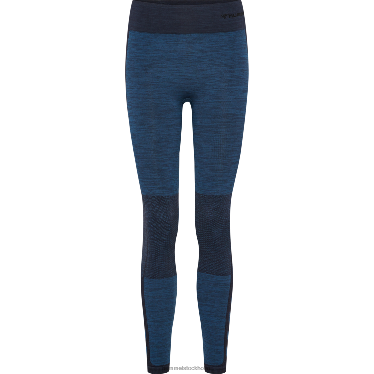 se Hummel kvinnor hmlclea sömlösa tights med mitten av midjan LL40V2470 \"sömlösa strumpbyxor\"