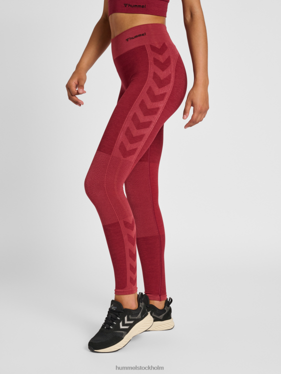 se Hummel kvinnor hmlclea sömlösa tights med mitten av midjan LL40V2792 "sömlösa strumpbyxor"