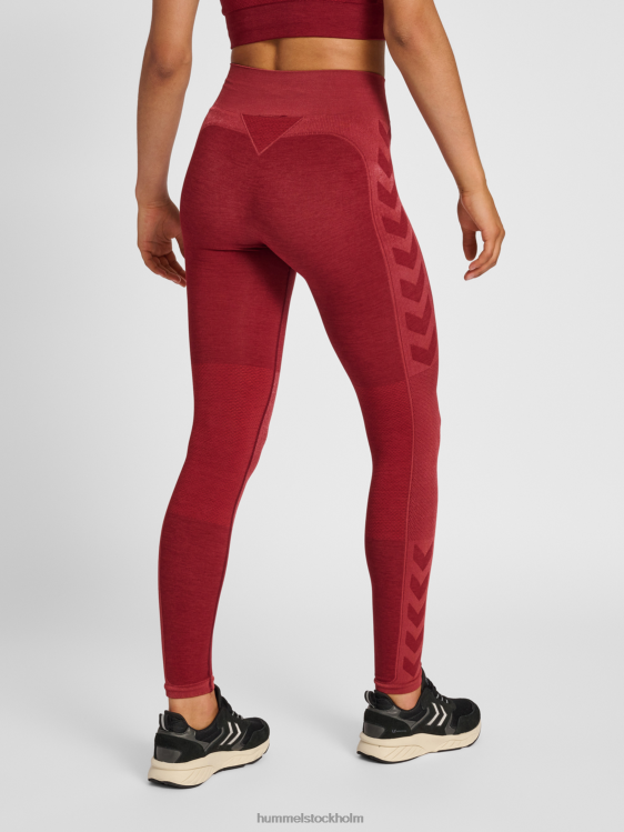 se Hummel kvinnor hmlclea sömlösa tights med mitten av midjan LL40V2792 \"sömlösa strumpbyxor\"