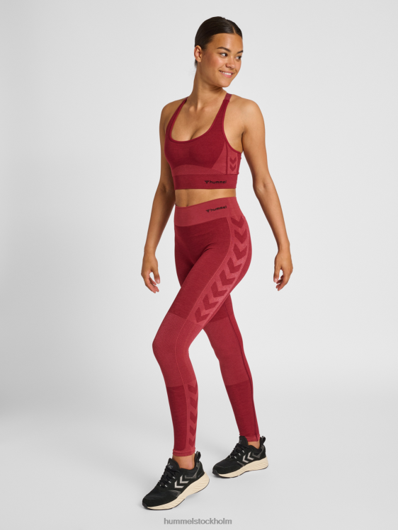 se Hummel kvinnor hmlclea sömlösa tights med mitten av midjan LL40V2792 \"sömlösa strumpbyxor\"