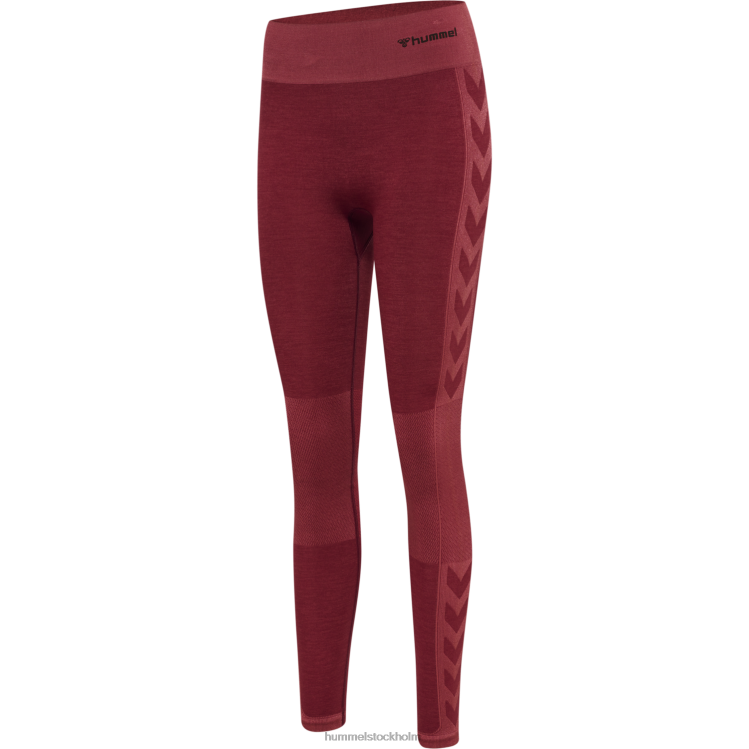 se Hummel kvinnor hmlclea sömlösa tights med mitten av midjan LL40V2792 \"sömlösa strumpbyxor\"