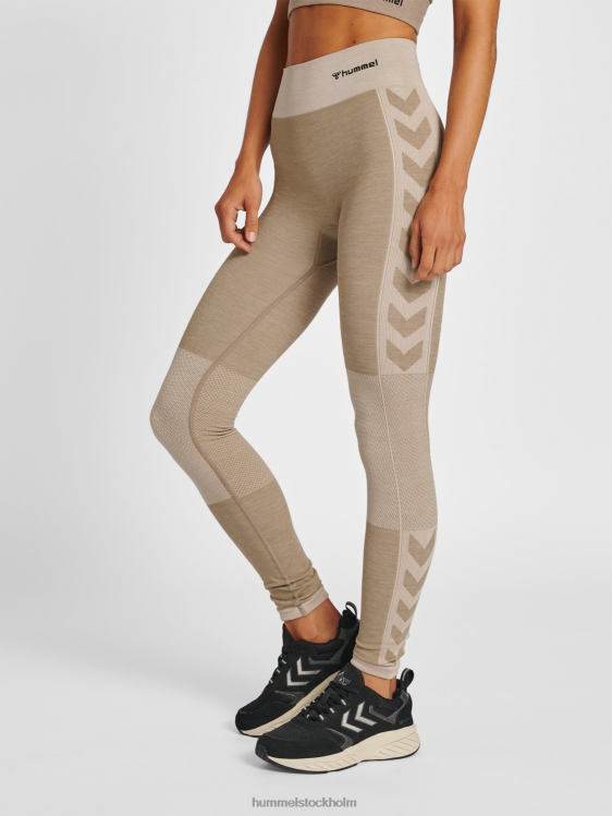 se Hummel kvinnor hmlclea sömlösa tights med mitten av midjan LL40V2835 "sömlösa strumpbyxor"