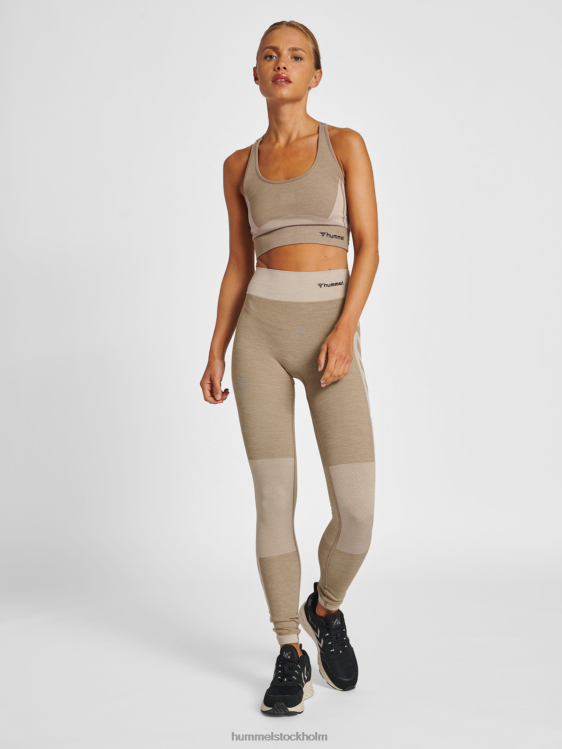 se Hummel kvinnor hmlclea sömlösa tights med mitten av midjan LL40V2835 \"sömlösa strumpbyxor\"