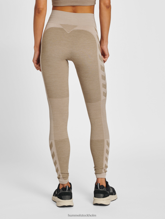 se Hummel kvinnor hmlclea sömlösa tights med mitten av midjan LL40V2835 \"sömlösa strumpbyxor\"