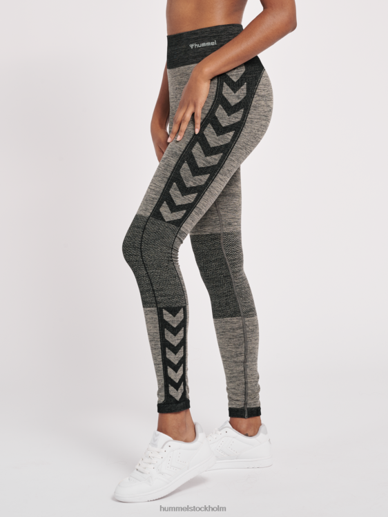 se Hummel kvinnor hmlclea sömlösa tights med mitten av midjan LL40V3094 "sömlösa strumpbyxor"