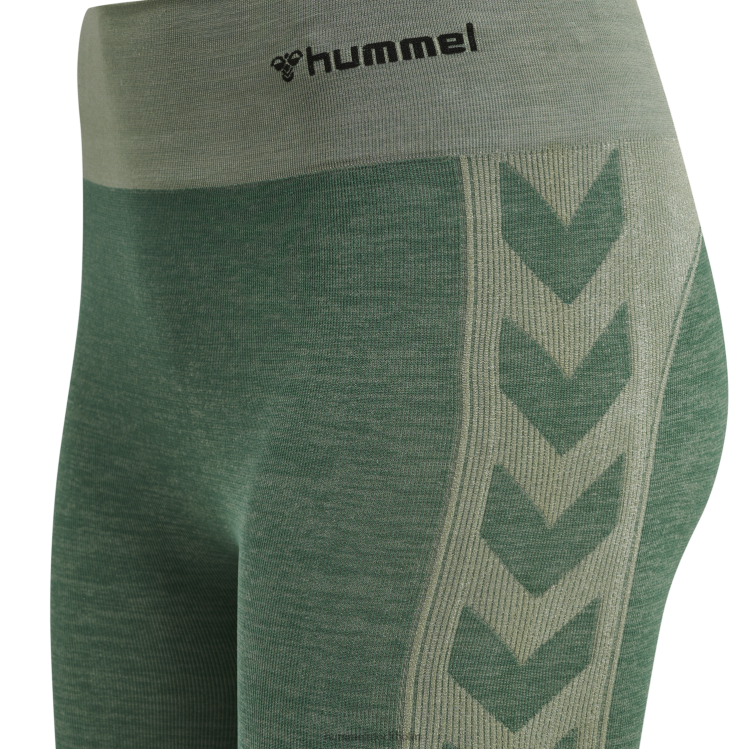 se Hummel kvinnor hmlclea sömlösa tights med mitten av midjan LL40V3114 \"sömlösa strumpbyxor\"