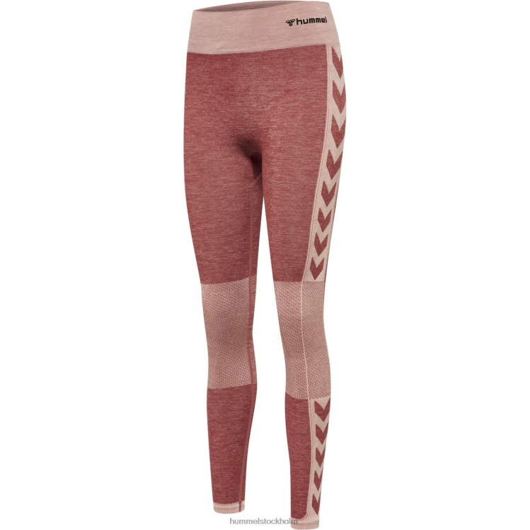 se Hummel kvinnor hmlclea sömlösa tights med mitten av midjan LL40V3373 \"sömlösa strumpbyxor\"