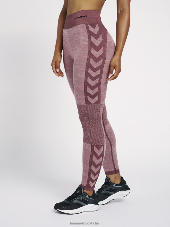 se Hummel kvinnor hmlclea sömlösa tights med mitten av midjan LL40V3912 "sömlösa strumpbyxor"