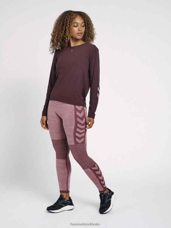se Hummel kvinnor hmlclea sömlösa tights med mitten av midjan LL40V3912 \"sömlösa strumpbyxor\"