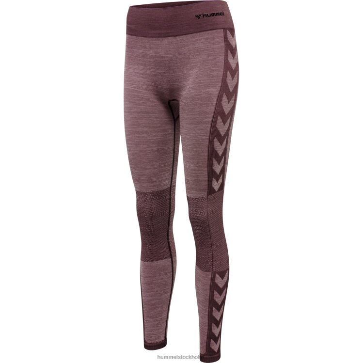 se Hummel kvinnor hmlclea sömlösa tights med mitten av midjan LL40V3912 \"sömlösa strumpbyxor\"