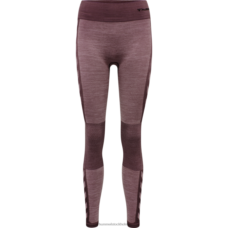 se Hummel kvinnor hmlclea sömlösa tights med mitten av midjan LL40V3912 \"sömlösa strumpbyxor\"