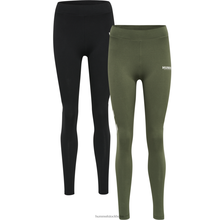 se Hummel kvinnor hmllegacy 2-pack tights med hög midja LL40V3587 "2-pack strumpbyxor med hög midja"