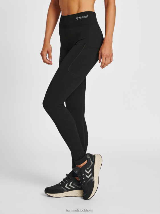 se Hummel kvinnor hmlmt ida sömlösa mw fickstrumpbyxor LL40V2830 \"tights med mitten av midjan\"
