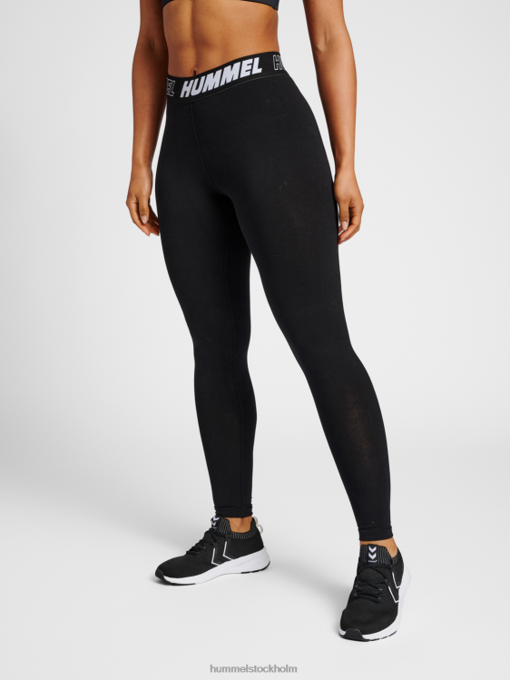 se Hummel kvinnor hmlte maja strumpbyxor i bomull med mid midja LL40V3211 "tights med mitten av midjan"