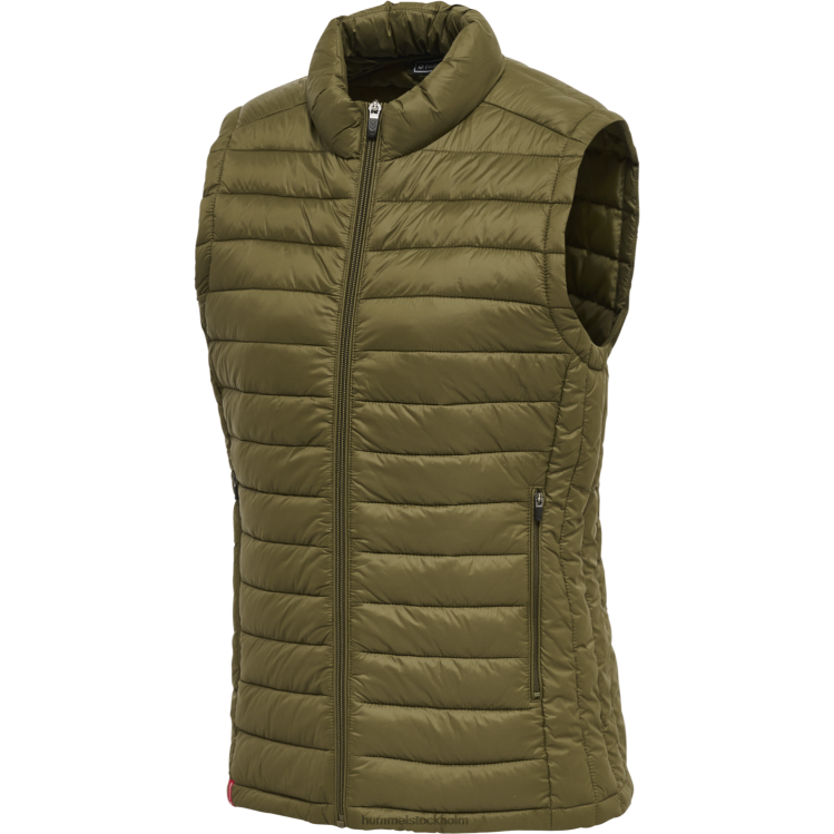se Hummel kvinnor hmlröd quiltad väst LL40V3642 \"quiltad gilet\"