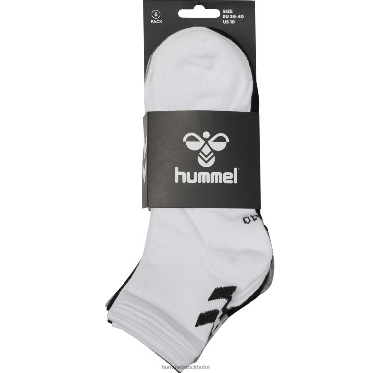 se Hummel kvinnor hmlchevron 6-pack mid cut strumpor LL40V1028 \"mellanskurna strumpor 6-pack\"