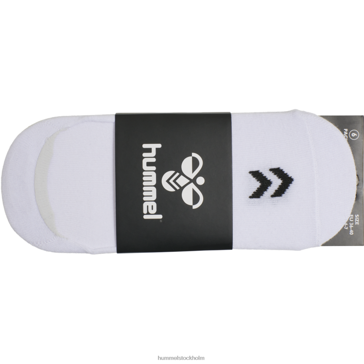 se Hummel kvinnor hmlchevron 6-pack no show strumpor LL40V534 \"6-pack no-show strumpor\"