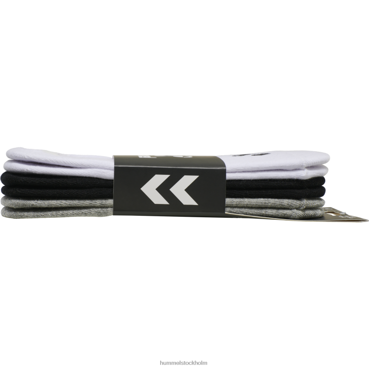 se Hummel kvinnor hmlchevron 6-pack no show strumpor LL40V593 \"6-pack no-show strumpor\"