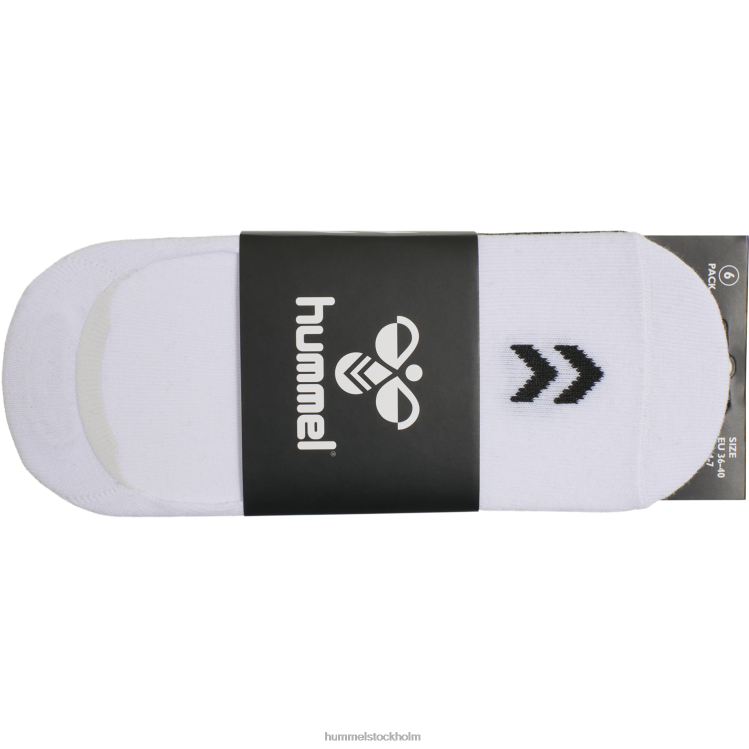 se Hummel kvinnor hmlchevron 6-pack no show strumpor LL40V593 \"6-pack no-show strumpor\"