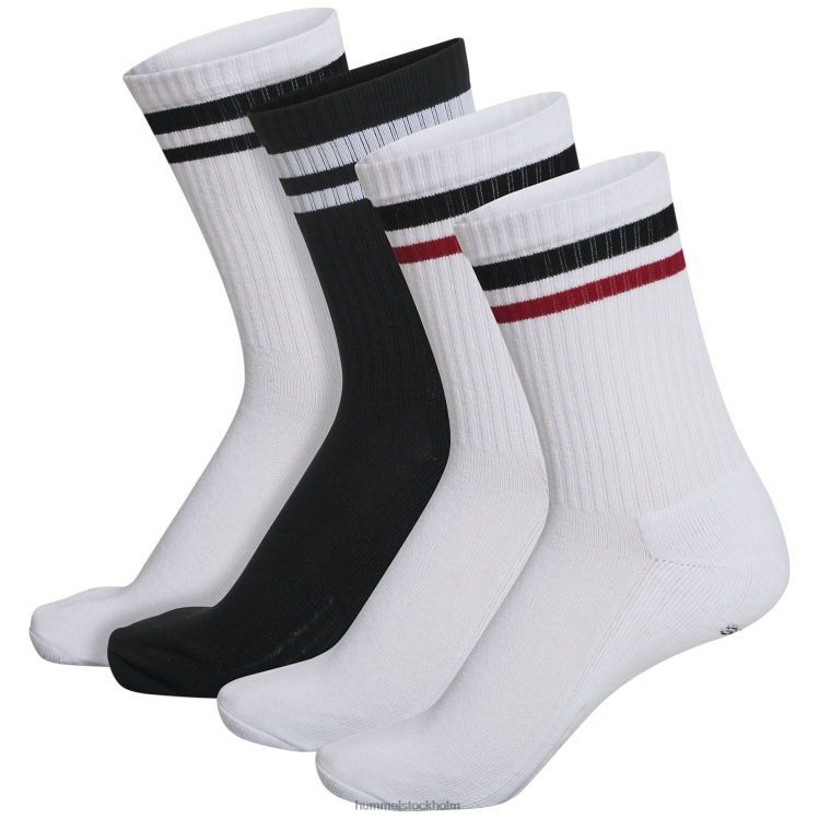 se Hummel kvinnor hmlretro 4-pack strumpor mix LL40V1053 "strumpor 4-pack"