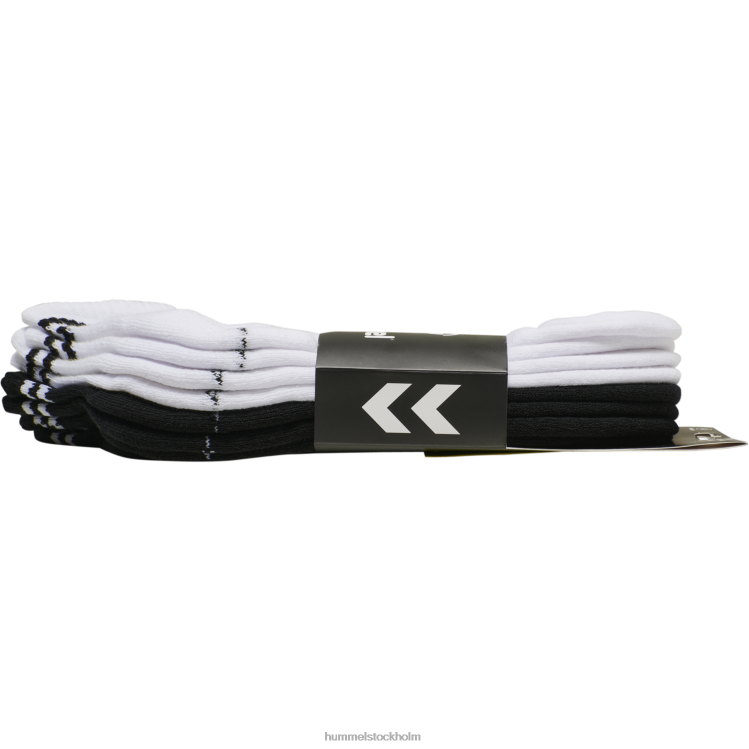 se Hummel kvinnor hmlstripe 4-pack mid cut strumpor mix LL40V1375 \"mellanskurna strumpor 4-pack\"