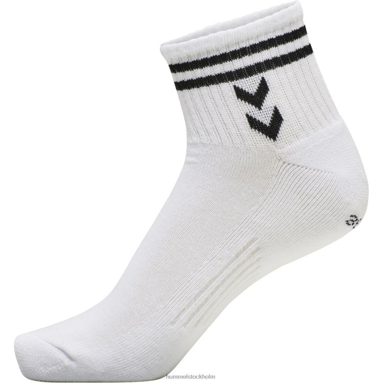 se Hummel kvinnor hmlstripe 4-pack mid cut strumpor mix LL40V1375 \"mellanskurna strumpor 4-pack\"