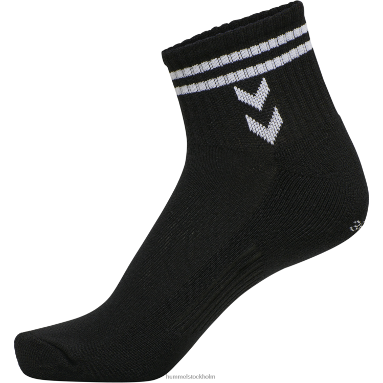 se Hummel kvinnor hmlstripe 4-pack mid cut strumpor mix LL40V1375 \"mellanskurna strumpor 4-pack\"