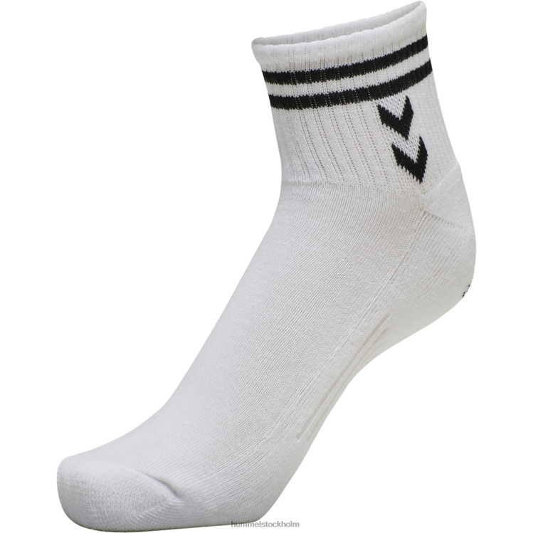 se Hummel kvinnor hmlstripe 4-pack mid cut strumpor mix LL40V1375 \"mellanskurna strumpor 4-pack\"