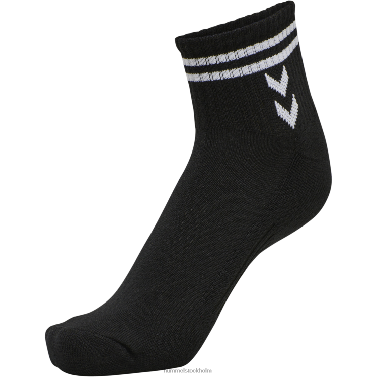 se Hummel kvinnor hmlstripe 4-pack mid cut strumpor mix LL40V1375 \"mellanskurna strumpor 4-pack\"