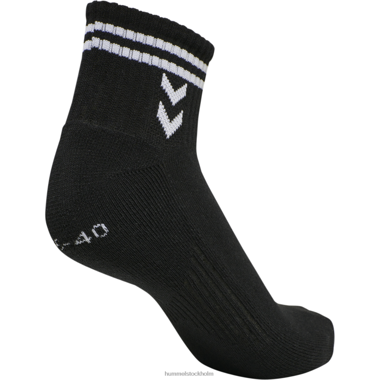 se Hummel kvinnor hmlstripe 4-pack mid cut strumpor mix LL40V1375 \"mellanskurna strumpor 4-pack\"