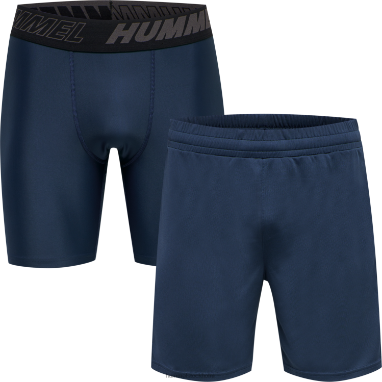 se Hummel män hmlte topaz 2-pack shorts set LL40V626 "2-pack shorts set"