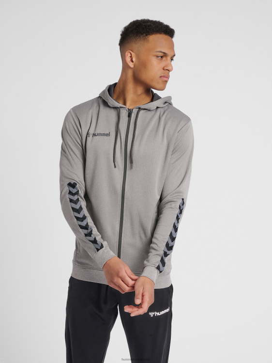 se Hummel män hmautentic hoodie i poly zip LL40V1109 "huvtröja med dragkedja"